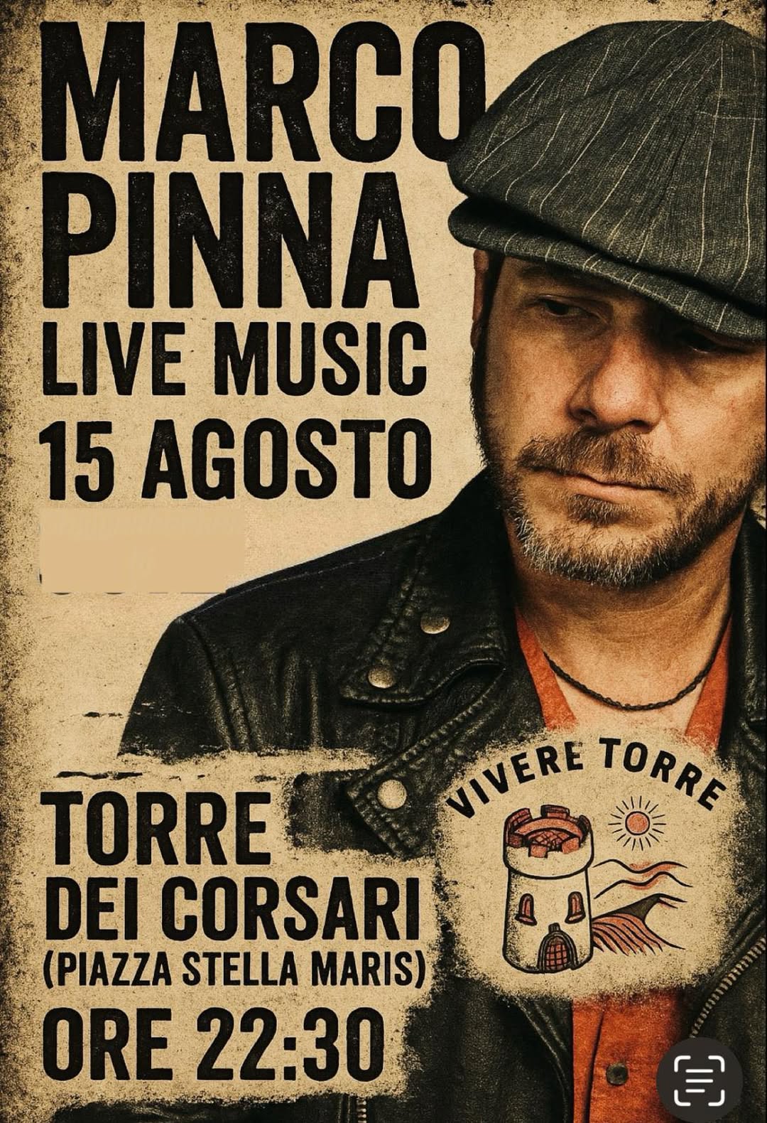 Torre dei Corsari: Marco Pinna Incanta Piazza Stella Maris